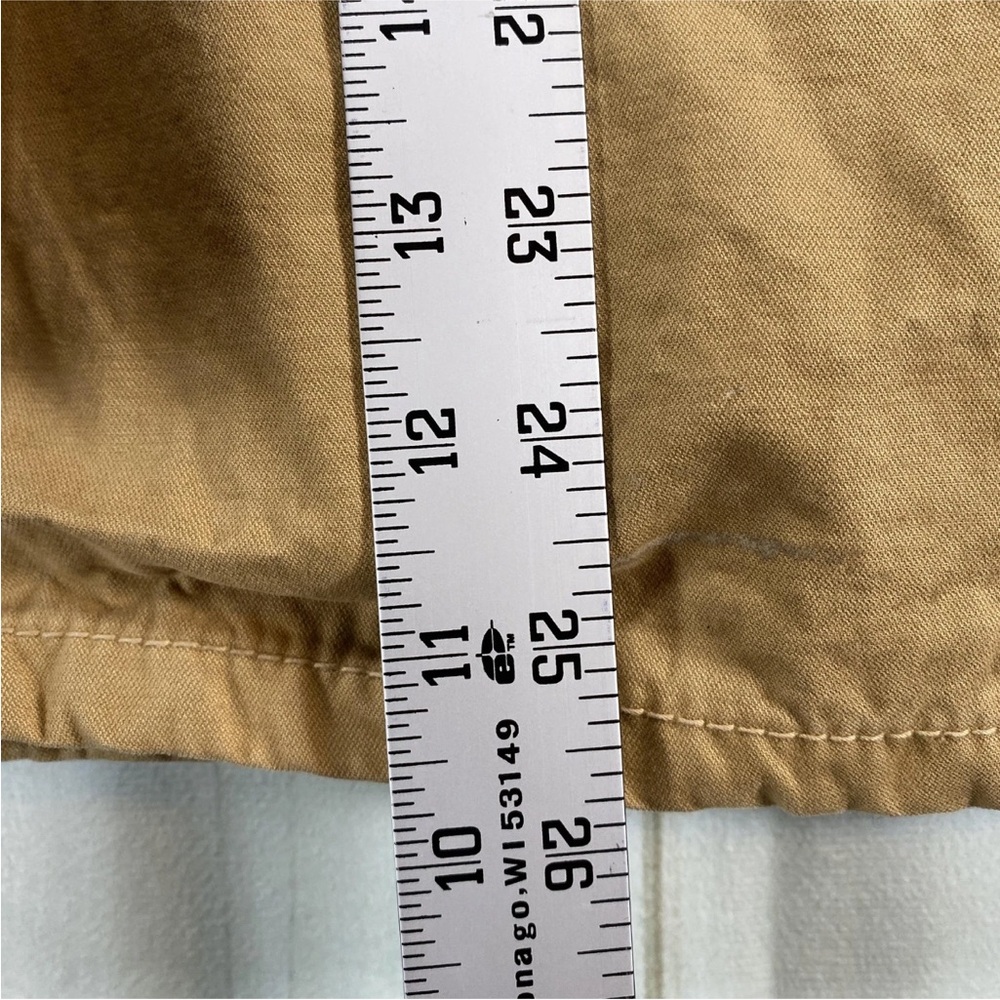 Madewell Jacket Womens Large Tan Cotton Utility Field Casual Pockets Style G4853 - Picture 7 of 12